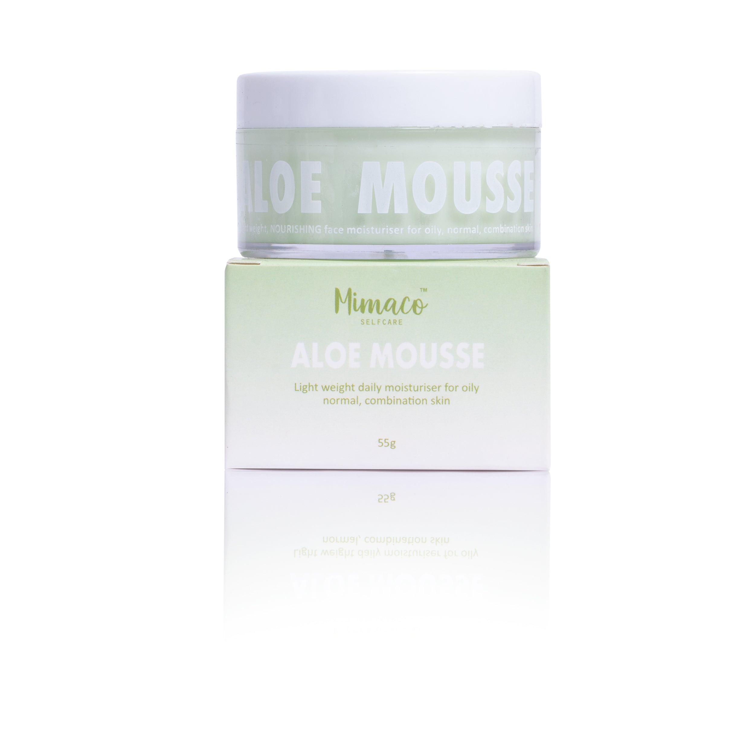 ALOE MOUSSE face moisturiser for Nourishment (normal/ oily/ combination skin)55g