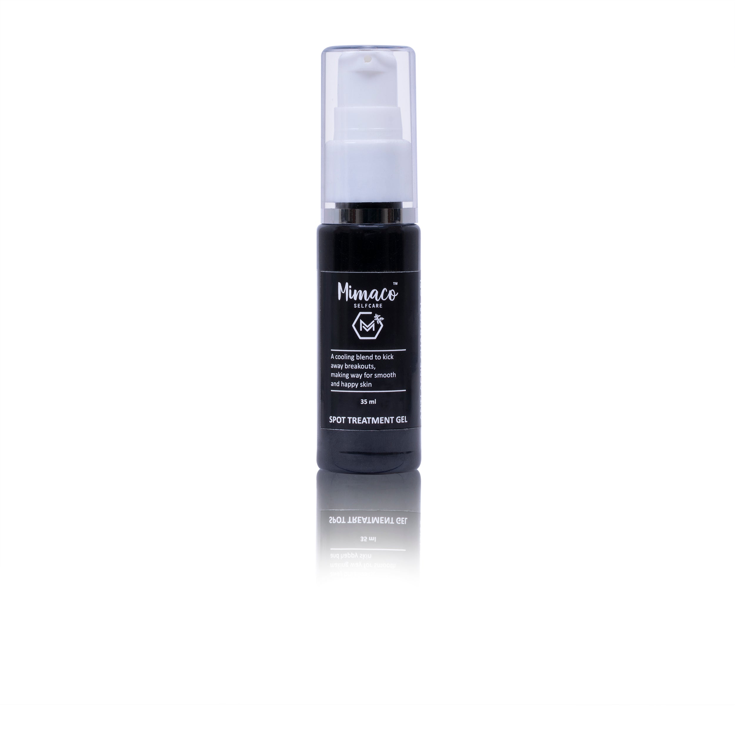 ANTI ACNE CHARCOAL GEL- 35ml : for acne & spots enriched with activated charcoal, tea tree oil and aloevera