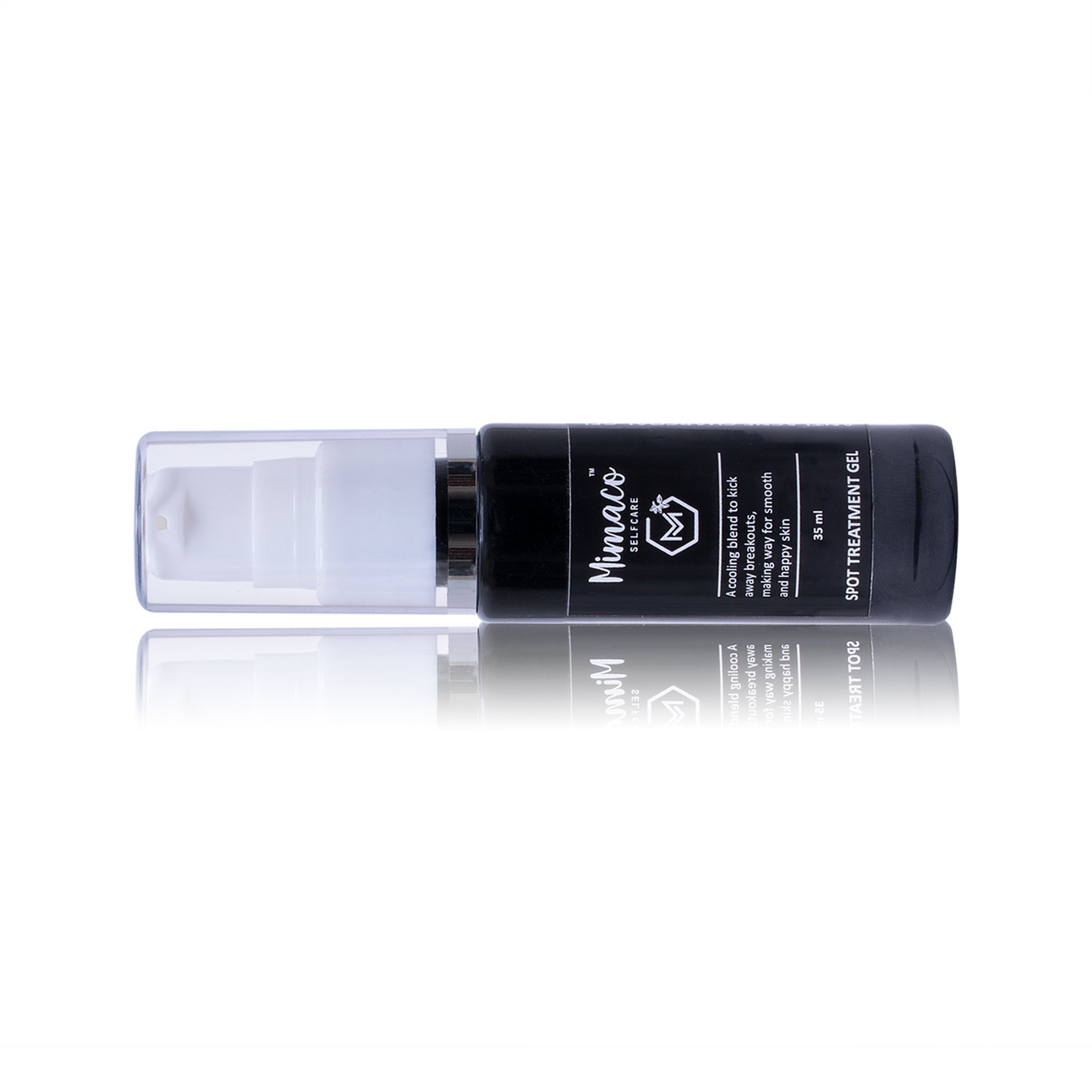 ANTI ACNE CHARCOAL GEL- 35ml : for acne & spots enriched with activated charcoal, tea tree oil and aloevera