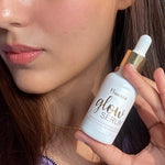 GLOW FACE OIL SERUM (vit-c) hydrating and healing, promotes radiance, enriched with orange oil, jojoba oil and geranium 30ml