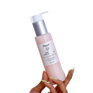 Clay Slay - FACE CLEANSER with French Pink Clay & Witch Hazel, mild, low foam, paraben and sulphate free 105ml